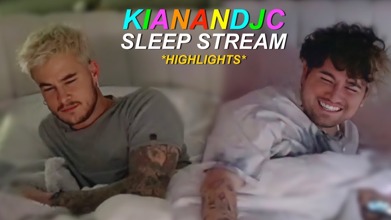 KianAndJc get TROLLED on overnight SLEEP STREAM! (hilarious)