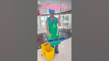 Hướng dẫn Vắt cây lau công nghiệp 50cm Dmop và xô vắt 20 lít #tamtinthinh #lovecleaner