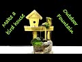 Make a Bird House Outdoor Water Fountain