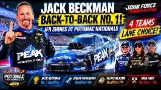 Jack Beckman Leads Strong John Force Racing Charge at NHRA Potomac Nationals Qualifying