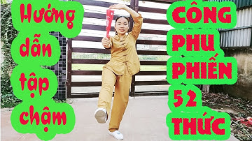 hướng dẫn tập chậm thái cực công phu phiến,thái cực quạt cho người mới