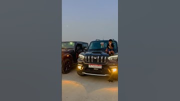 Jaat system Thar scorpio Fortuner #system #scorpio #thar #fortuner #black #king #youtube #shorts #4k