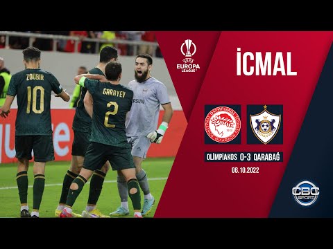 Olympiacos 0:3 Qarabag | UEFA Avropa Liqası, 3-cü tur | İCMAL