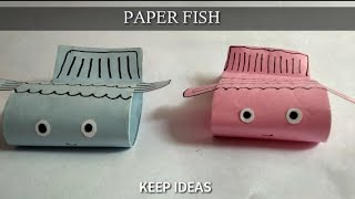 Paper fish // for kids // keep ideas