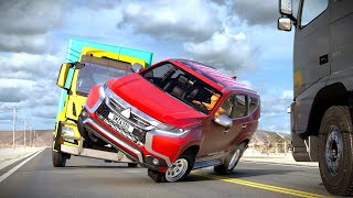 BeamNG Drive/Car accidents and collisions and truck accidents simulating new  technologies #24