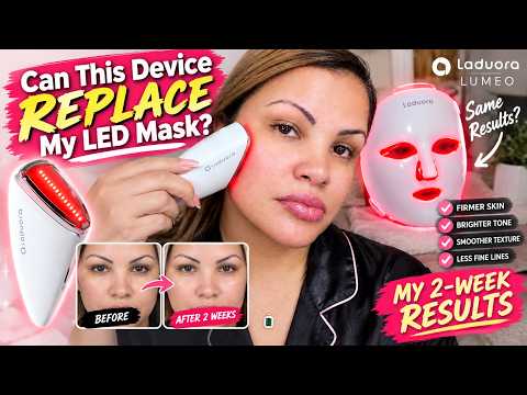Can This Device Replace My LED Mask? Honest Laduora Lumeo Review | My 2 Week Results