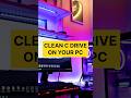 How to Clean Your C Drive When It’s Full on Your PC! #pctipsandtricks #pcsettings
