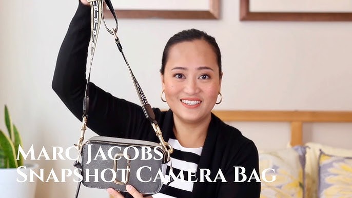 MARC JACOBS SNAPSHOT CAMERA BAG IN DEPTH REVIEW  UNBOXING, WHATS CAN FIT,  TRY ON PROS AND CONS 