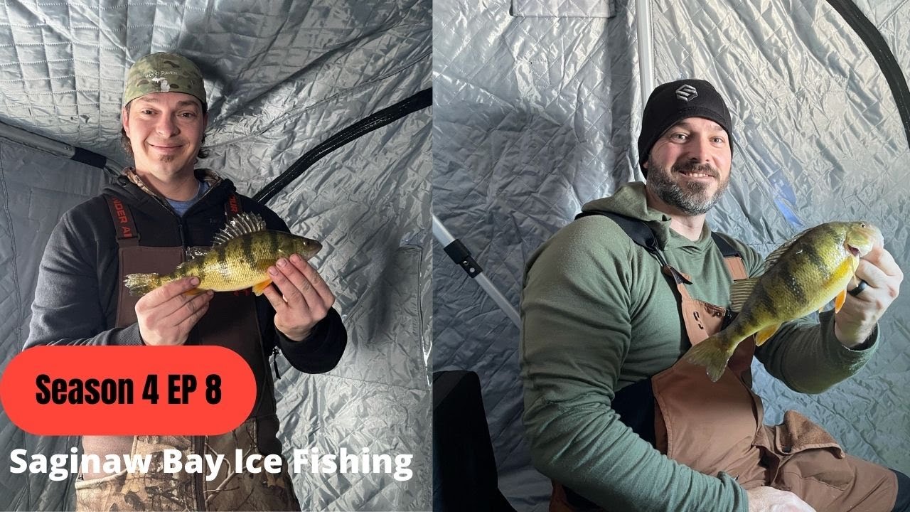Saginaw Bay Perch Ice Fishing S4 EP8 YouTube