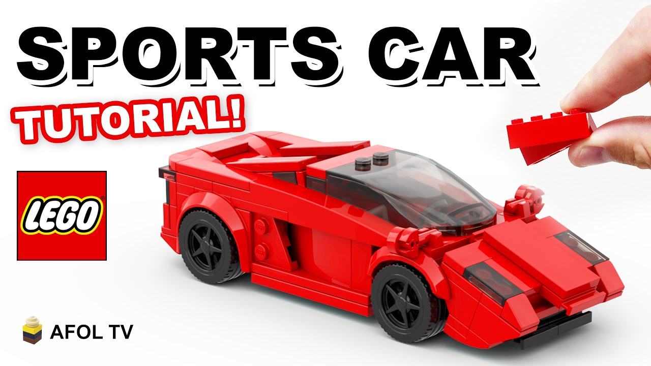 EASY LEGO 6-Wide Sports Car (Build Tutorial!) 