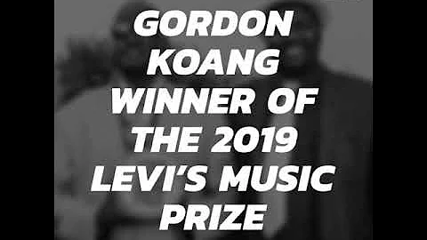 Gordon Koang, winner of the Levi's Music Prize