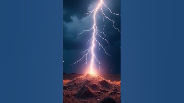 Thumbnail of How Lightning Strikes Turn Sand Into Glass