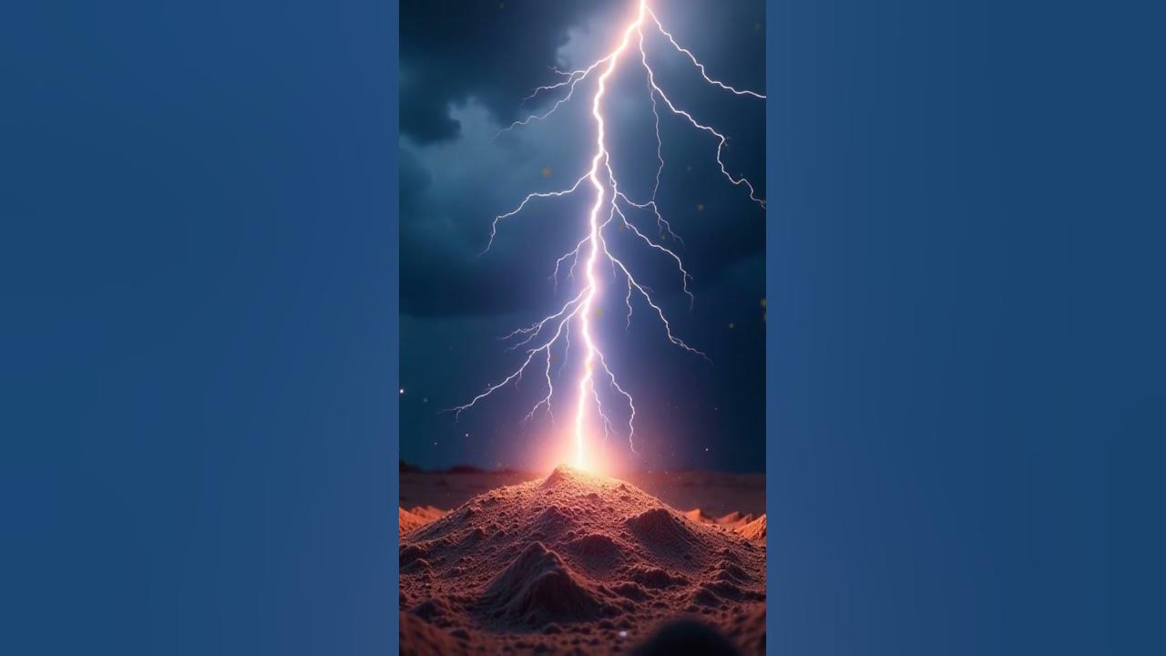 How Lightning Strikes Turn Sand Into Glass