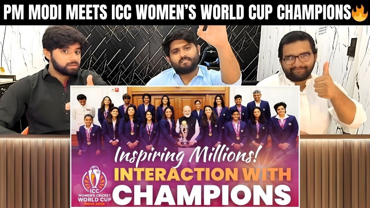 Reaction On PM Modi 🇮🇳 Meeting ICC महिला विश्व कप Champions 🏆 | Pakistani Reaction 🔥
