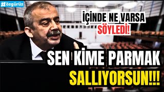 Sırrı Süreyya Önder'i hiç böyle görmediniz! SEN KİME PARMAK SALLIYORSUN! OTUR YERİNE!