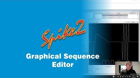 Spike2 Graphical Sequence editor 2021