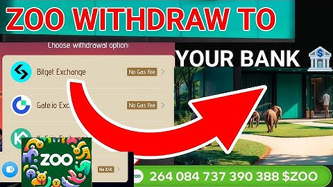 Zoo Airdrop Withdrawal Update| How To Withdraw To Your Bank| Zoo Airdrop claim Process