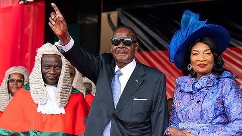 Peter Mutharika was sworn in as Malawi
