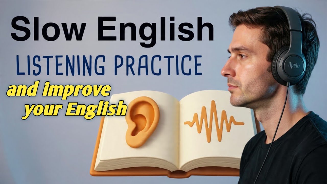 Slow English Podcast 🎧 | Daily English Listening & Fluency Practice | A1–A2 Beginners