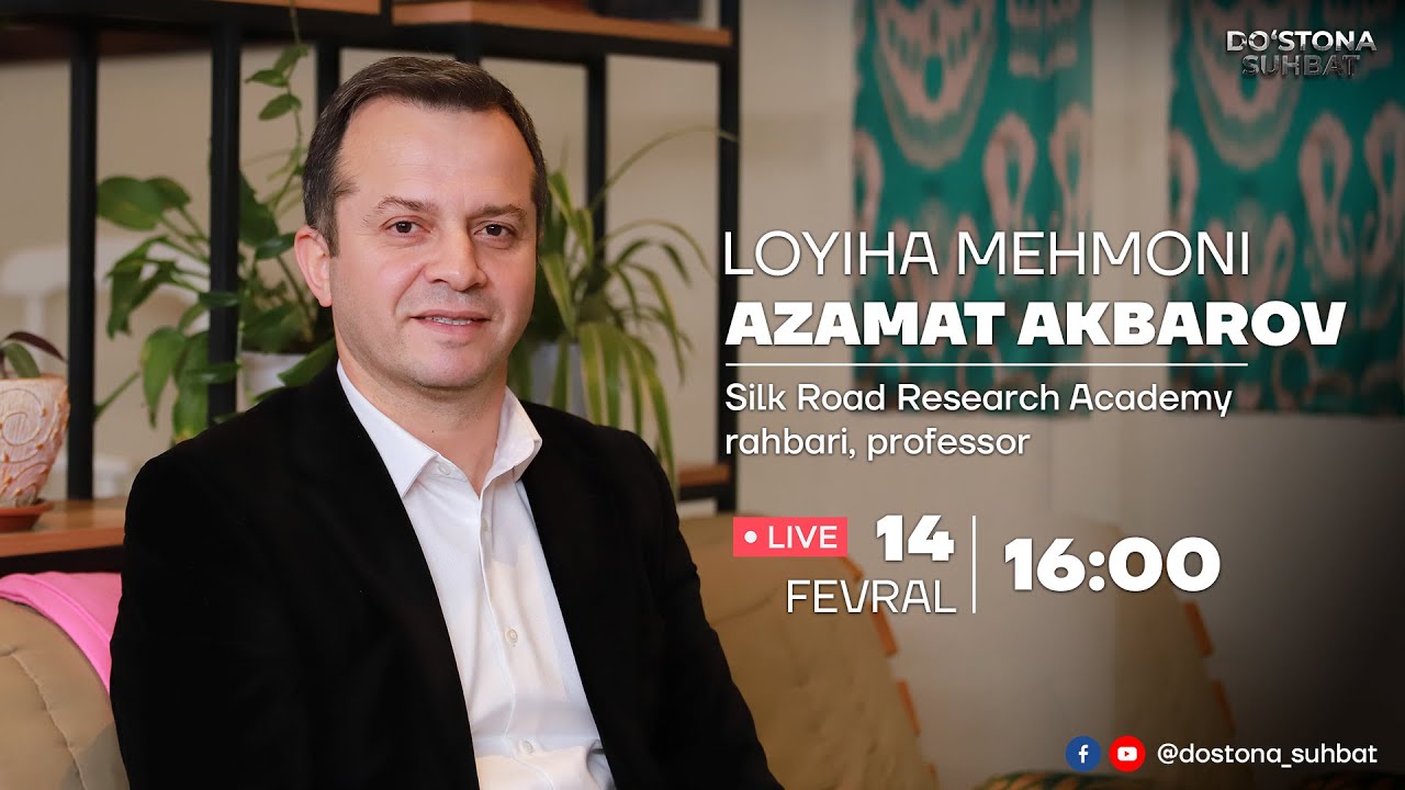 📌"Do'stona suhbat" loyihasining 106-soni mehmoni