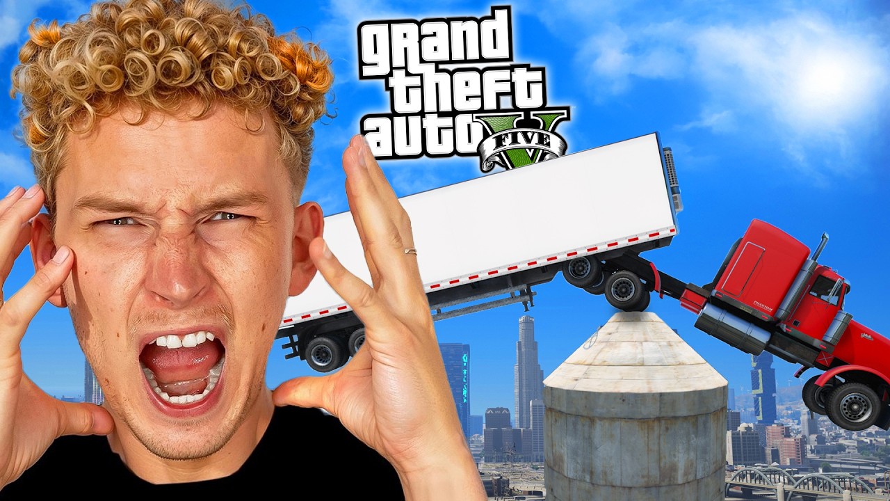 GTA V - STUNT CHALLENGE 33! 🚛