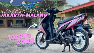 Eps 1 : TOURING SENDIRIAN 1.000 KM PAKAI MOTOR USIA 15 TAHUN, KUAT❓Honda Vario 2008 110CC Gen 1