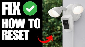 How To Reset  Ring Floodlight Cam Camera - Step by Step