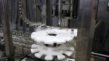 T cork capper machine, ballast point, glass bottles Opah