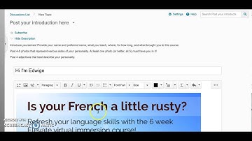 How to post a photo to the D2L discussion board