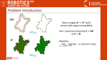 RSS 2020, Spotlight Talk 63: Optimally Guarding Perimeters and Regions with Mobile Range Sensors