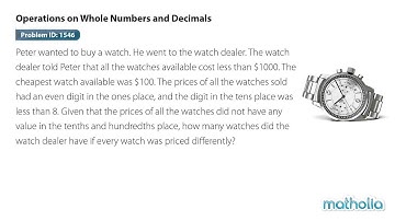 PSLE Plus - Whole Numbers (Problem 1546)