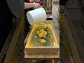 Creating a STUNNING Luxury Epoxy Resin Rose Table 🌹 #Shorts