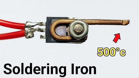 DIY Soldering Iron Using 7805 MOSFET | Simple Science & Electronics Project