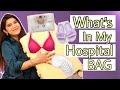 Whats in my hospital bag  packing my hospitallabour bag as first time mom  super style tips