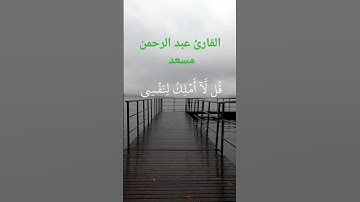 ( قل لا أملك لنفسي ضراً ولا نفعاً ........ )   القارئ عبد الرحمن مسعد #quran #قرآن