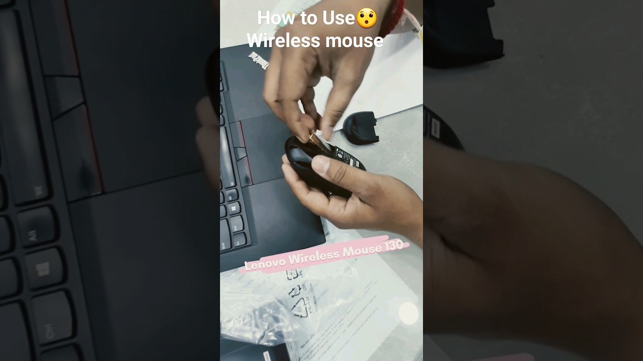 How To use Lenovo Wireless Mouse🔥|DPI 1000| 
