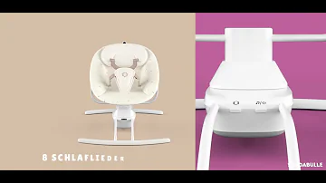 Badabulle - Elektrische Babywippe Lichen & Creme 3D Video