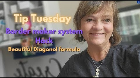 ✂️ Tip Tuesday: Diagonal Border Maker Hack | Scrapbook with Beckie