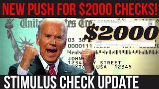 NEW $2000 STIMULUS CHECK PUSH! 2023 New Stimulus + Bernie + Gas Prices + Stimulus Check Update