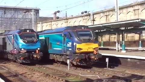 The Class 68 ‘UKLight’ Direct Rail Services (DRS) No.68016 