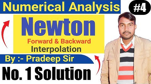 Newton Gregory Formula For Forward Interpolation || One Important Question Of Newton Gregory Formula