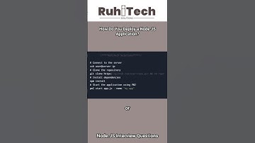 Node JS Deploy a Node.js Application #nodejsinterviewquestions #nodejstutorial #nodejs #job #