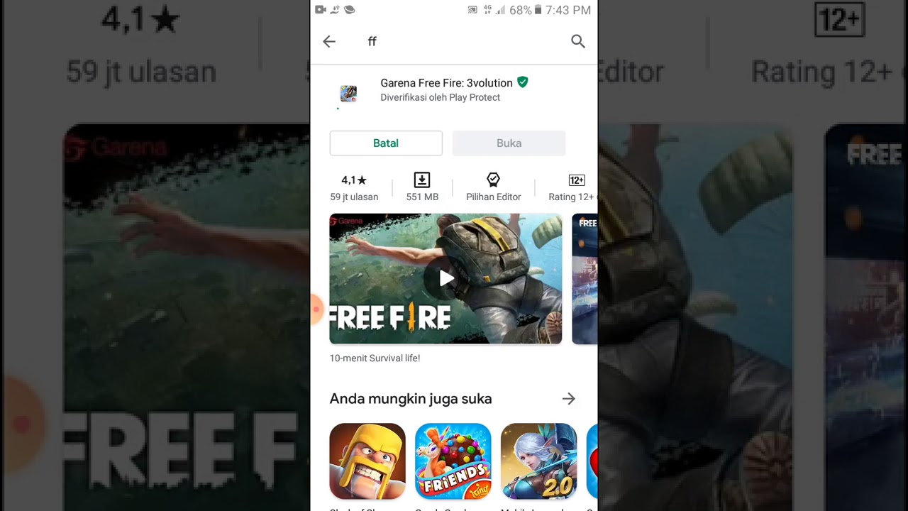 Selamat Tinggal Free Fire Youtube