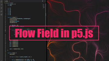 How to make a flow field in p5.js | Coding Project #9