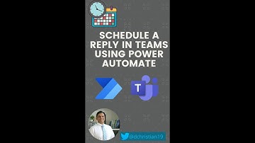 Schedule a Reply in Teams Using Power Automate