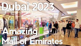 Dubai Amazing Mall of Emirates Walking Tour 4K | United Arab Emirates 🇦🇪