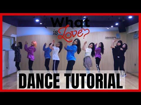 TWICE - 'What is Love?' Dance Practice Mirrored Tutorial (SLOWED)