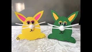 DIY : Пасхальные Кролики из Бумаги *** Поделки на ПАСХУ своими руками *** Easter Bunny Paper Card