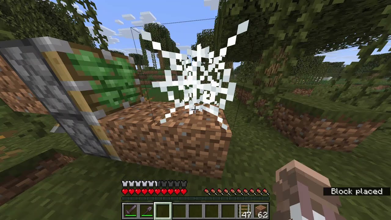 Minecraft ghost block generator cobweb bug 1.21.11