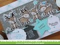 Lawn Fawn | Tiny Tags + Reindeer Holiday Card